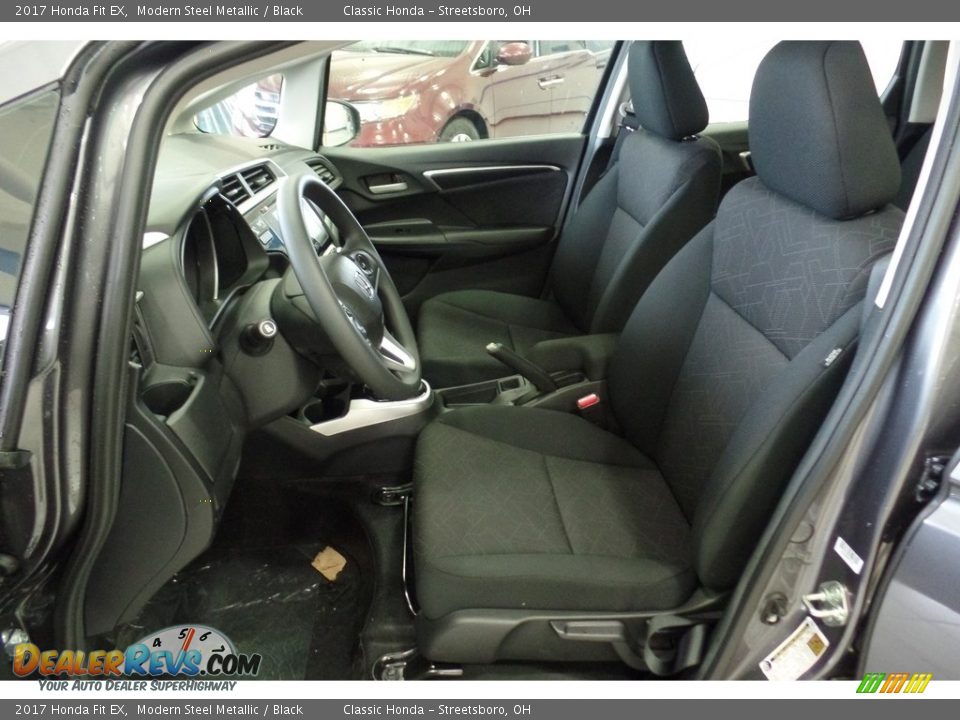 2017 Honda Fit EX Modern Steel Metallic / Black Photo #8