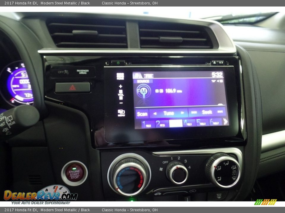 2017 Honda Fit EX Modern Steel Metallic / Black Photo #11