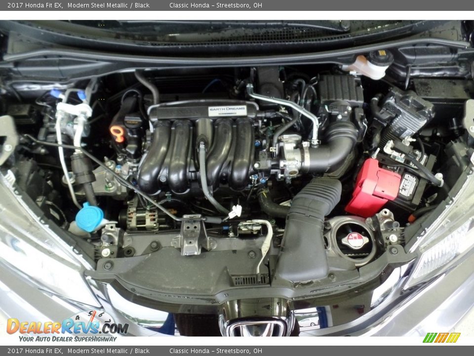 2017 Honda Fit EX Modern Steel Metallic / Black Photo #16