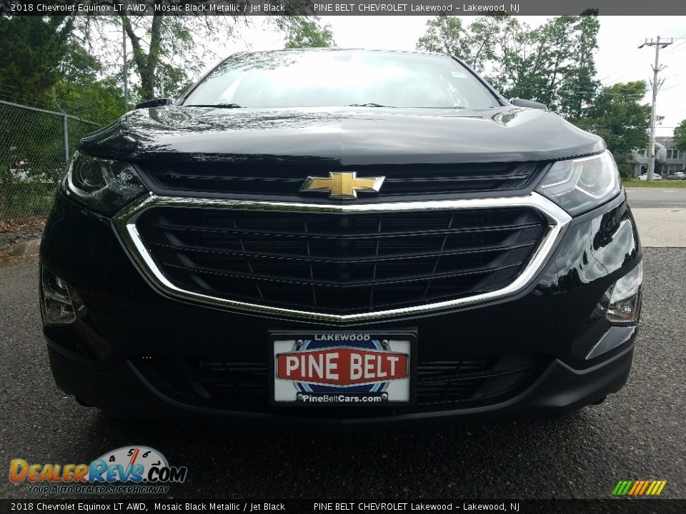 2018 Chevrolet Equinox LT AWD Mosaic Black Metallic / Jet Black Photo #2