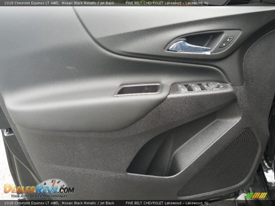 2018 Chevrolet Equinox LT AWD Mosaic Black Metallic / Jet Black Photo #6