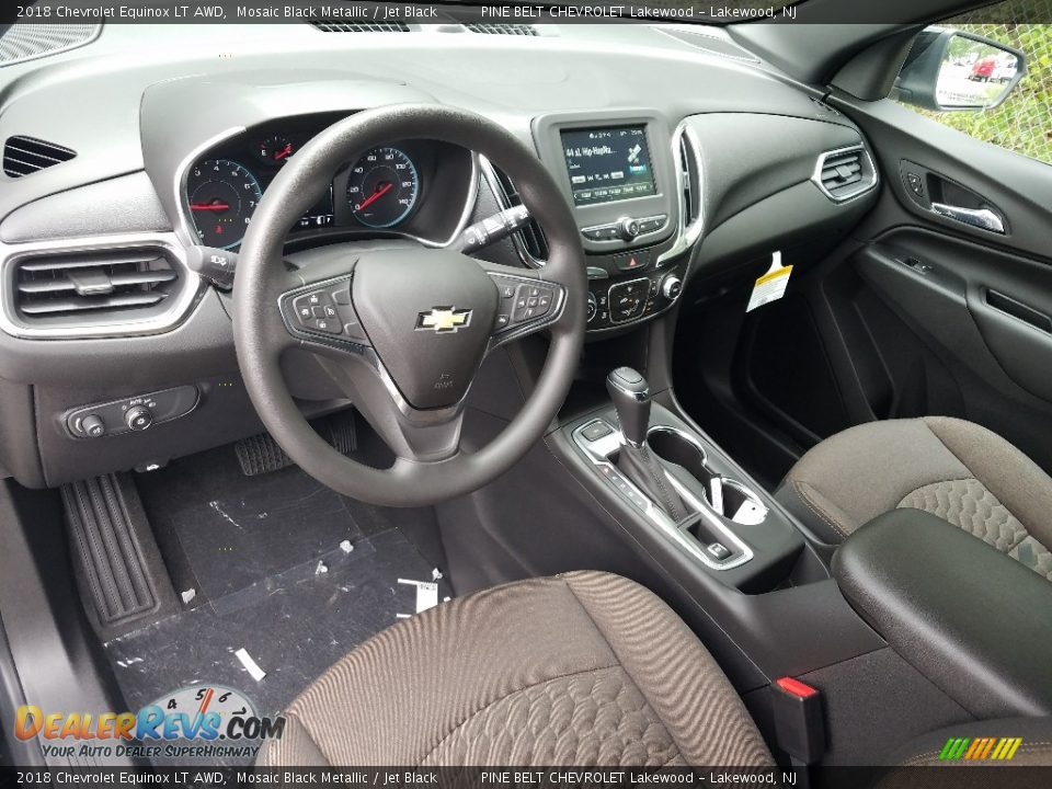 2018 Chevrolet Equinox LT AWD Mosaic Black Metallic / Jet Black Photo #9