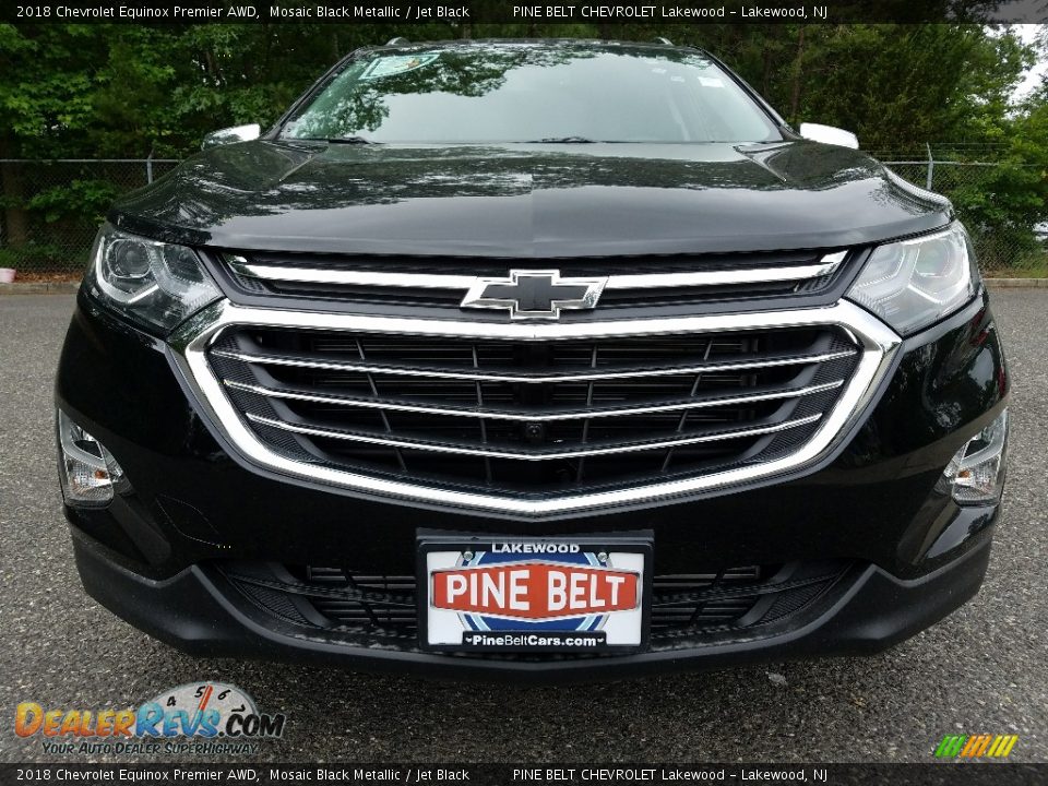 2018 Chevrolet Equinox Premier AWD Mosaic Black Metallic / Jet Black Photo #2