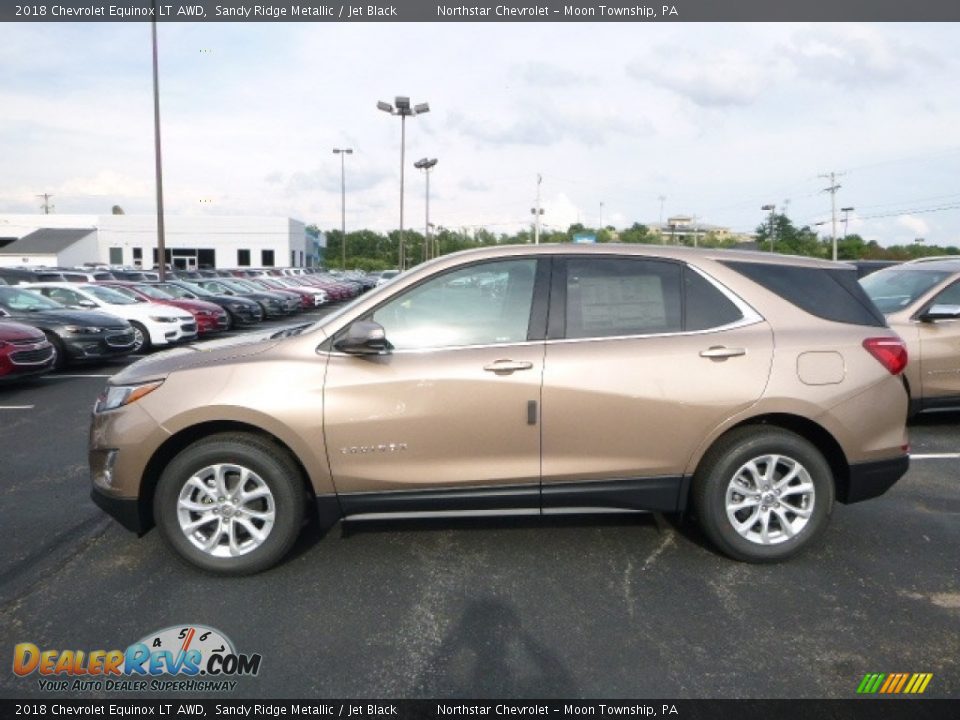 2018 Chevrolet Equinox LT AWD Sandy Ridge Metallic / Jet Black Photo #2