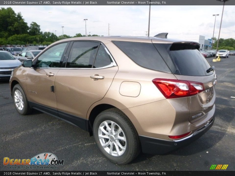2018 Chevrolet Equinox LT AWD Sandy Ridge Metallic / Jet Black Photo #3