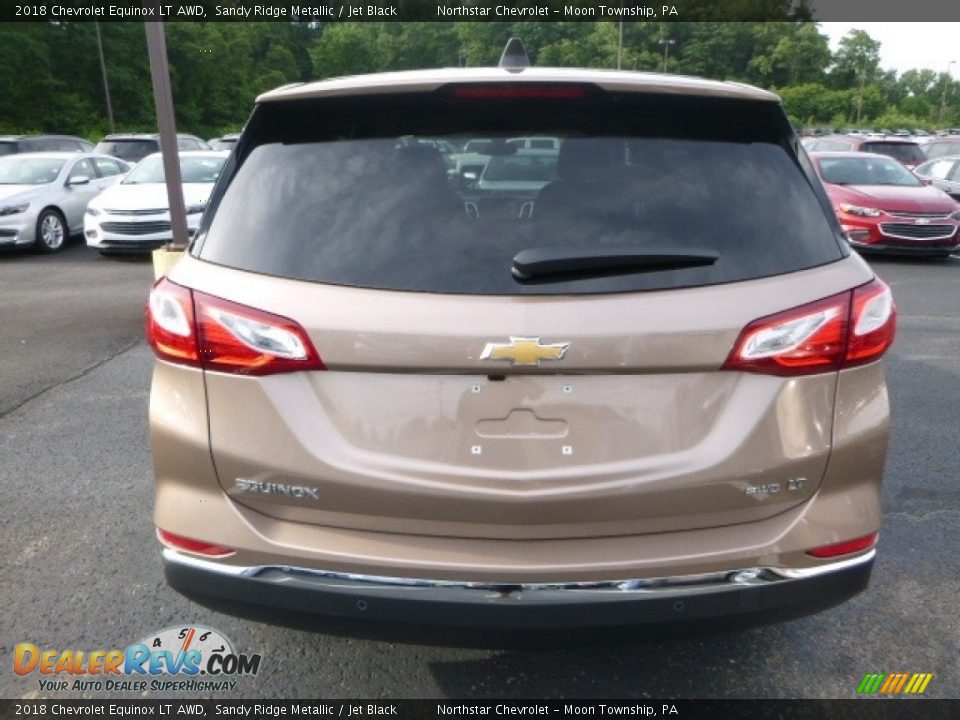 2018 Chevrolet Equinox LT AWD Sandy Ridge Metallic / Jet Black Photo #4