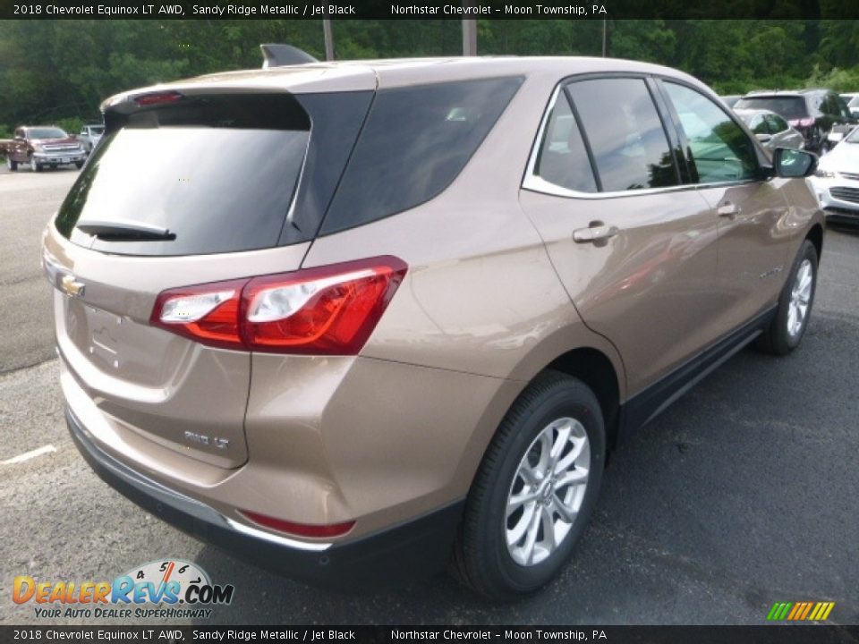 2018 Chevrolet Equinox LT AWD Sandy Ridge Metallic / Jet Black Photo #5