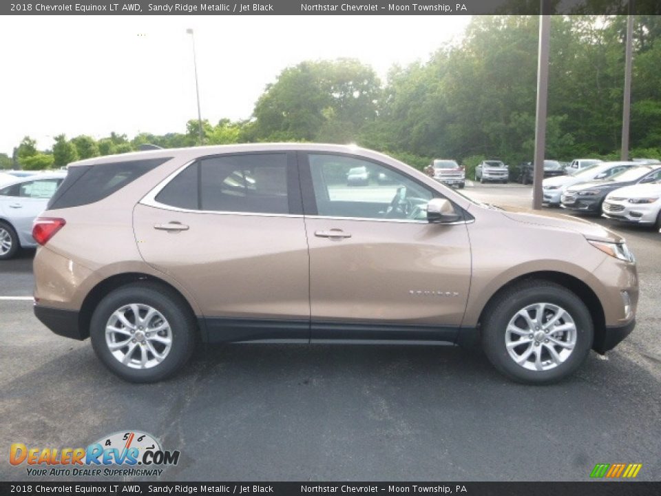 2018 Chevrolet Equinox LT AWD Sandy Ridge Metallic / Jet Black Photo #6