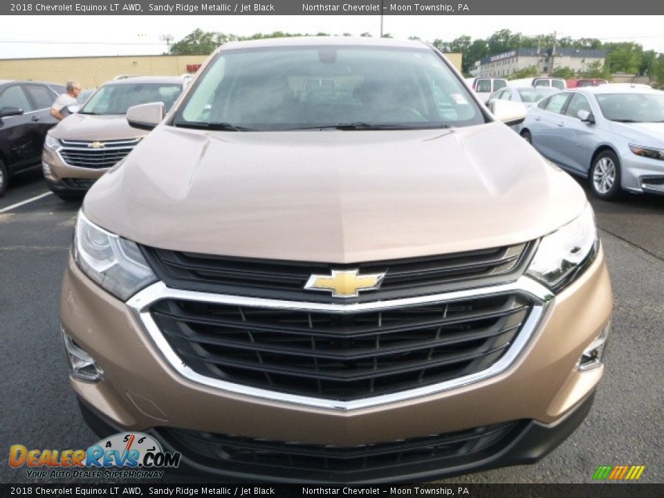 2018 Chevrolet Equinox LT AWD Sandy Ridge Metallic / Jet Black Photo #8