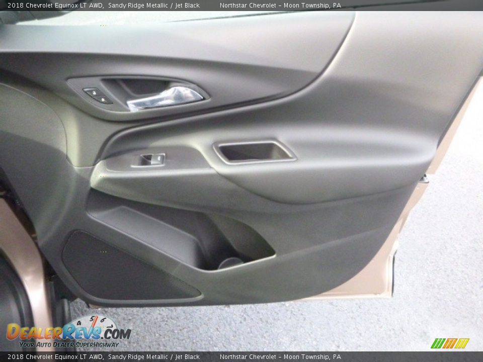 2018 Chevrolet Equinox LT AWD Sandy Ridge Metallic / Jet Black Photo #10