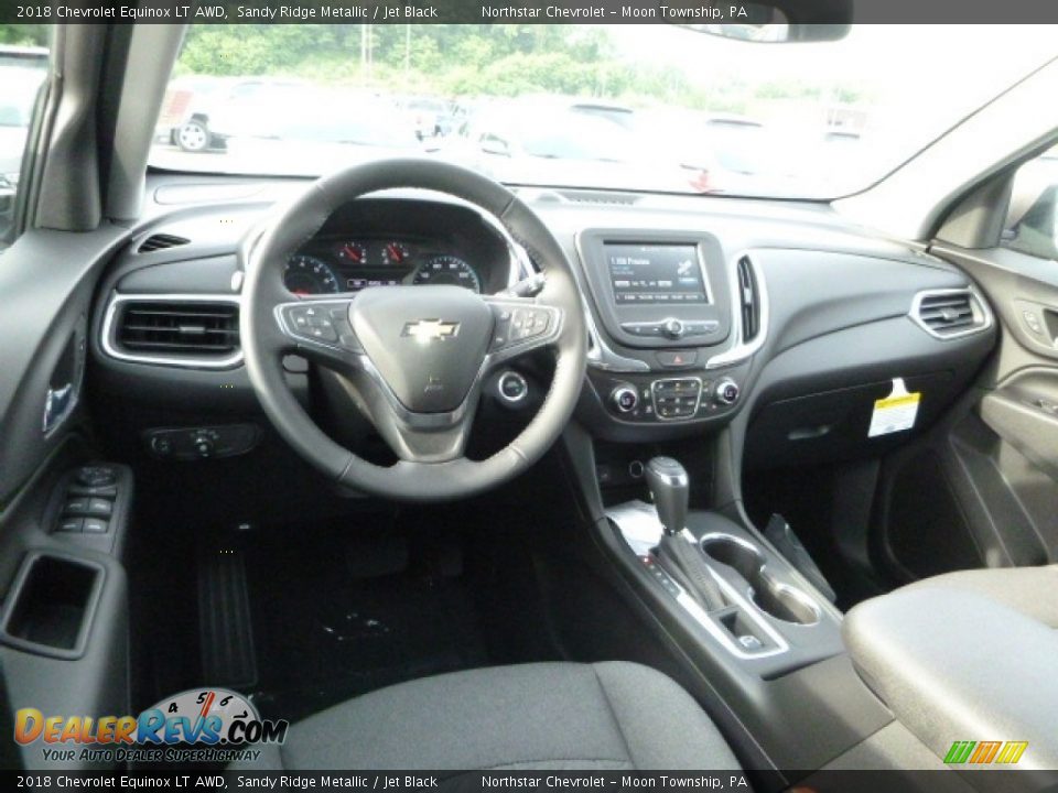 2018 Chevrolet Equinox LT AWD Sandy Ridge Metallic / Jet Black Photo #14