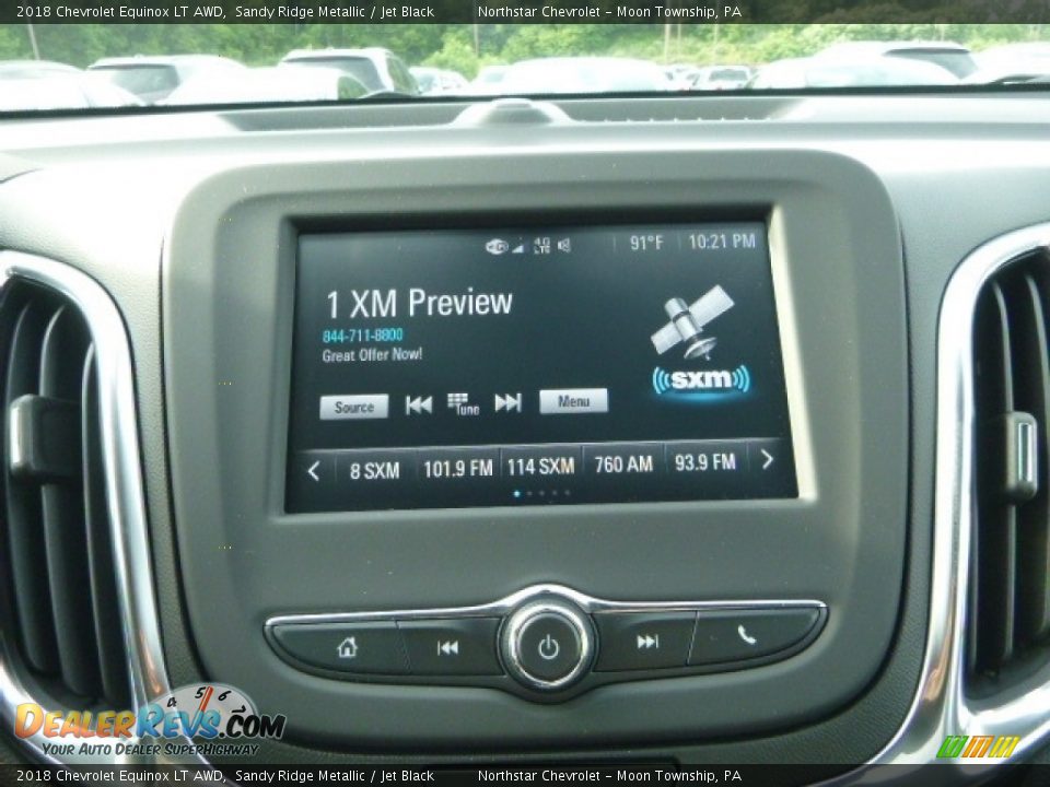 2018 Chevrolet Equinox LT AWD Sandy Ridge Metallic / Jet Black Photo #18
