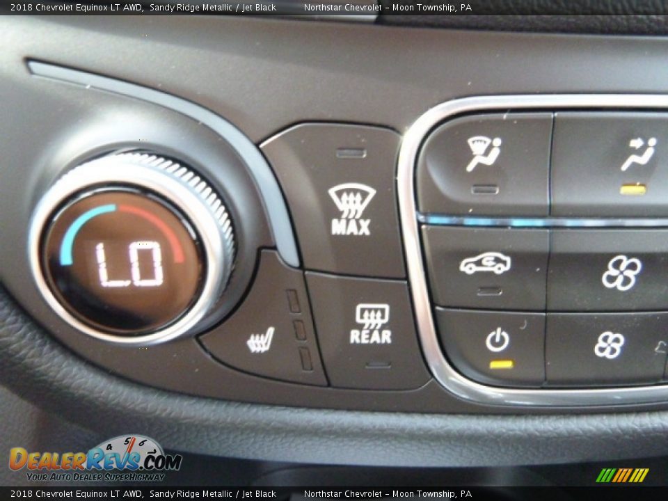 2018 Chevrolet Equinox LT AWD Sandy Ridge Metallic / Jet Black Photo #20