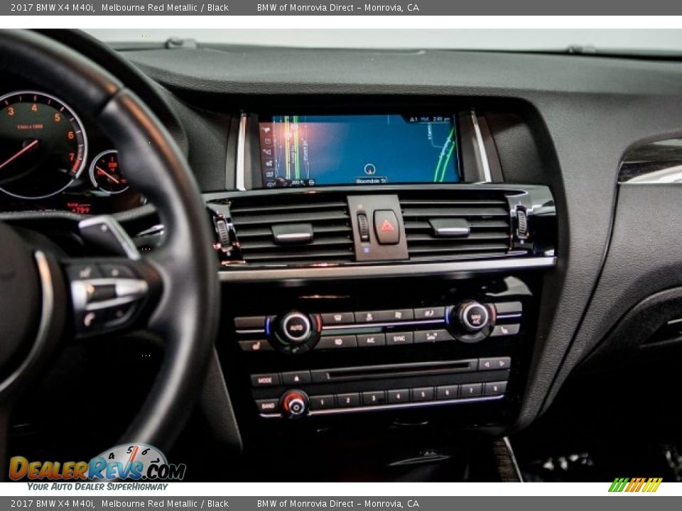 2017 BMW X4 M40i Melbourne Red Metallic / Black Photo #5