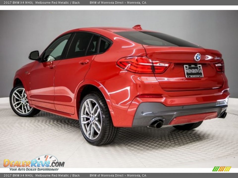 2017 BMW X4 M40i Melbourne Red Metallic / Black Photo #10