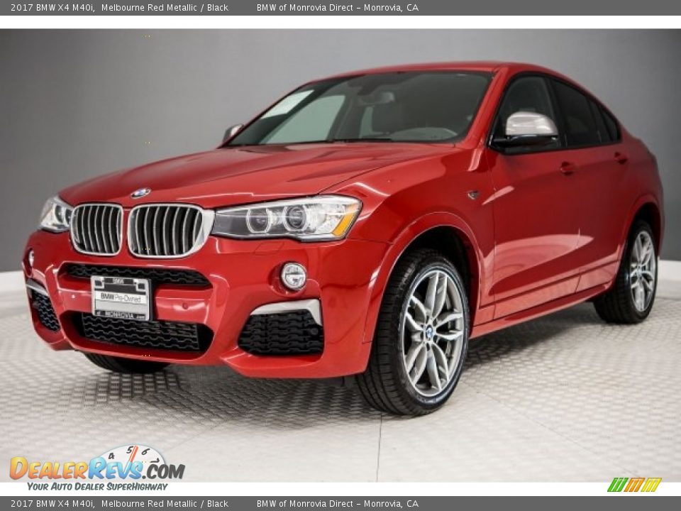 2017 BMW X4 M40i Melbourne Red Metallic / Black Photo #14