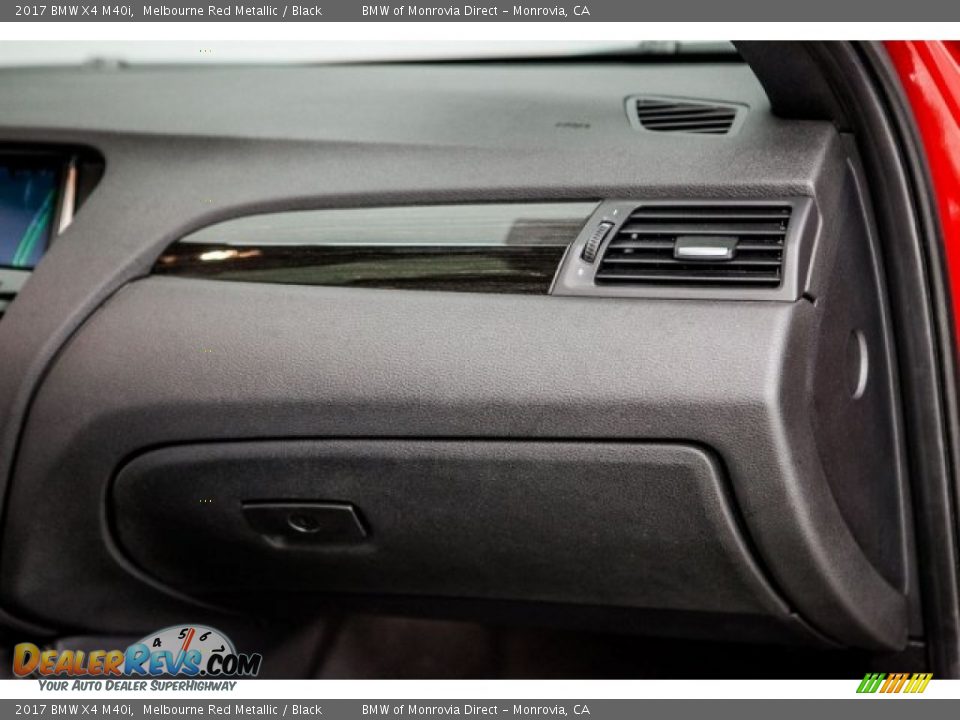 2017 BMW X4 M40i Melbourne Red Metallic / Black Photo #25