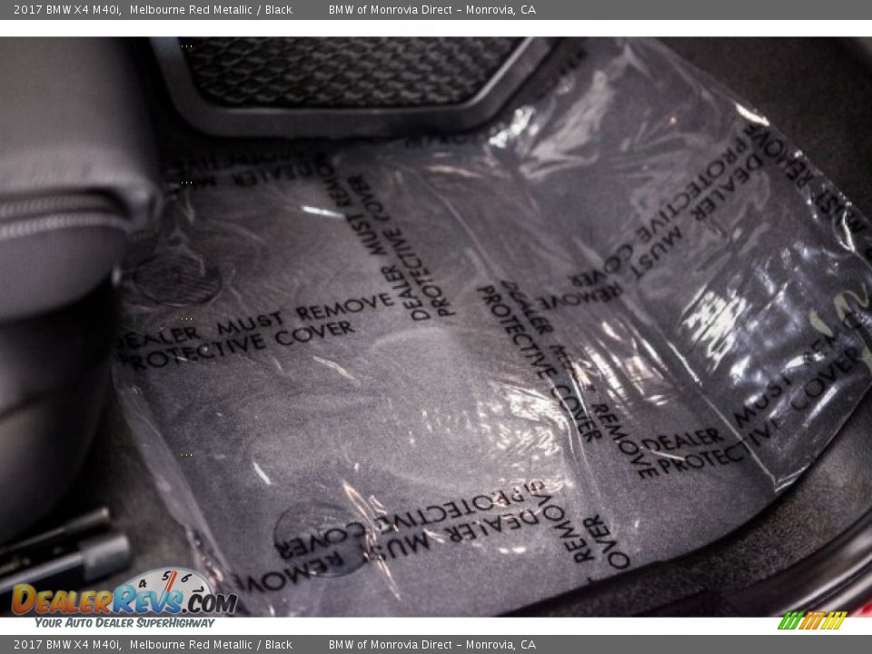 2017 BMW X4 M40i Melbourne Red Metallic / Black Photo #26