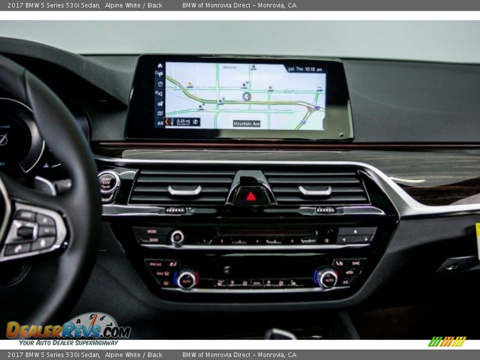2017 BMW 5 Series 530i Sedan Alpine White / Black Photo #6