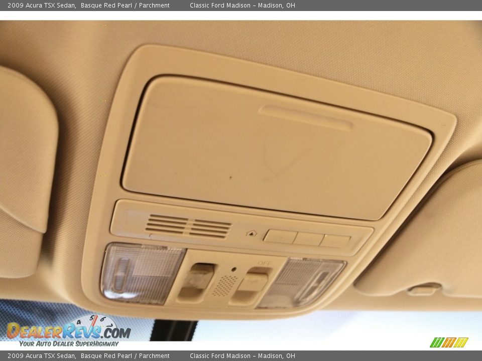 2009 Acura TSX Sedan Basque Red Pearl / Parchment Photo #13