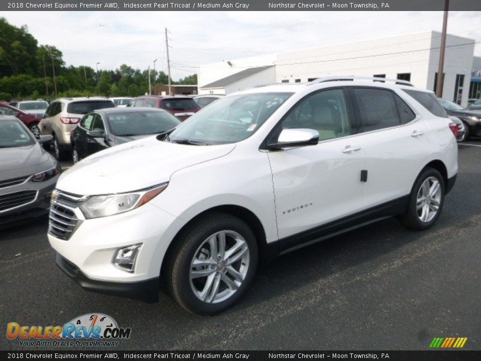 2018 Chevrolet Equinox Premier AWD Iridescent Pearl Tricoat / Medium Ash Gray Photo #1