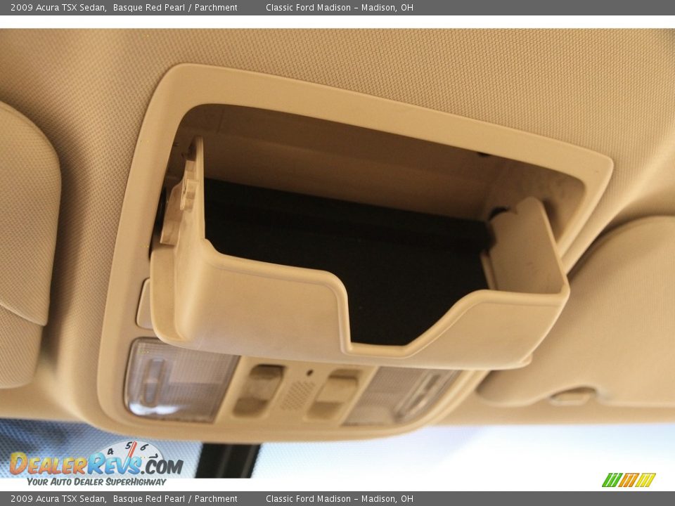 2009 Acura TSX Sedan Basque Red Pearl / Parchment Photo #14