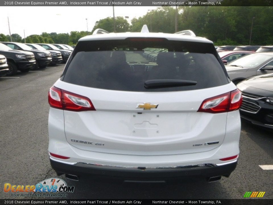 2018 Chevrolet Equinox Premier AWD Iridescent Pearl Tricoat / Medium Ash Gray Photo #4