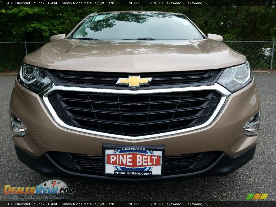 2018 Chevrolet Equinox LT AWD Sandy Ridge Metallic / Jet Black Photo #2