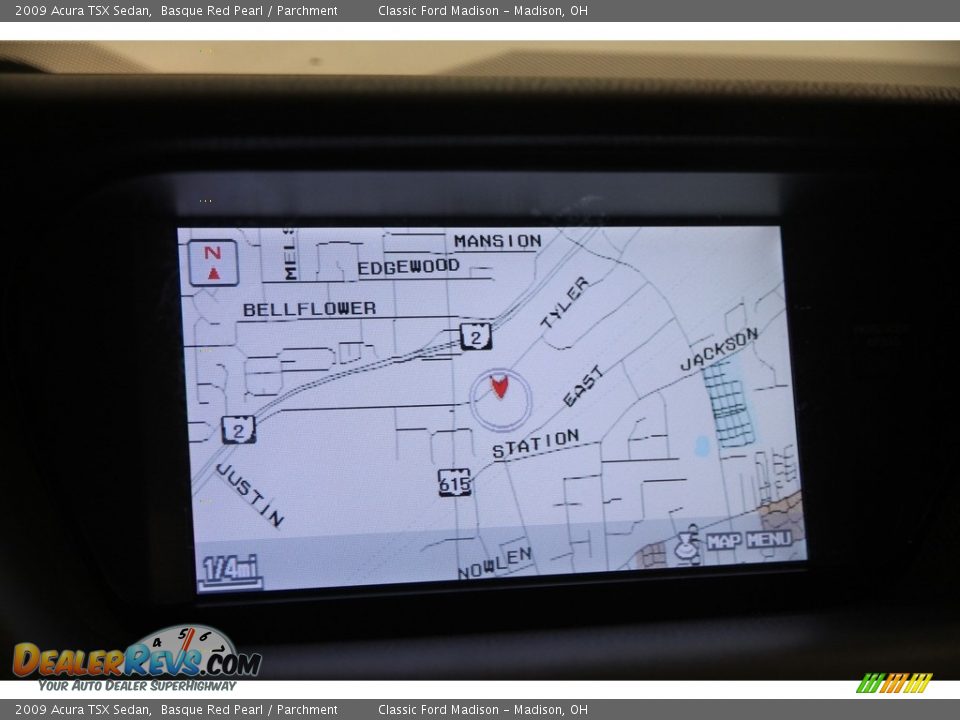 2009 Acura TSX Sedan Basque Red Pearl / Parchment Photo #18