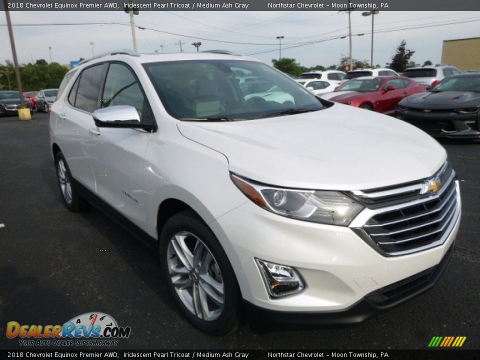 2018 Chevrolet Equinox Premier AWD Iridescent Pearl Tricoat / Medium Ash Gray Photo #6