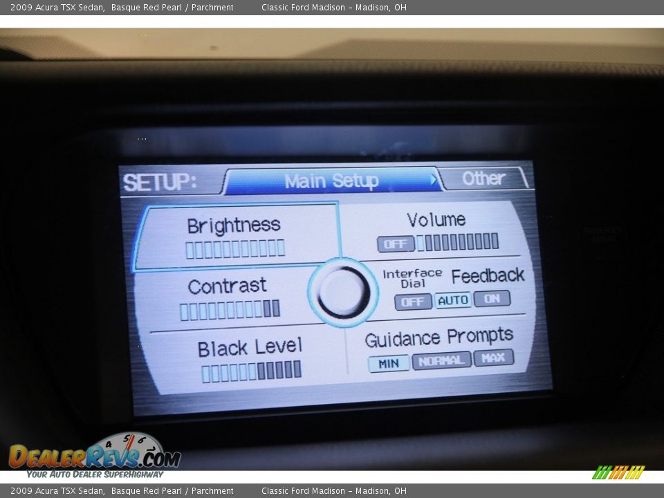 2009 Acura TSX Sedan Basque Red Pearl / Parchment Photo #19