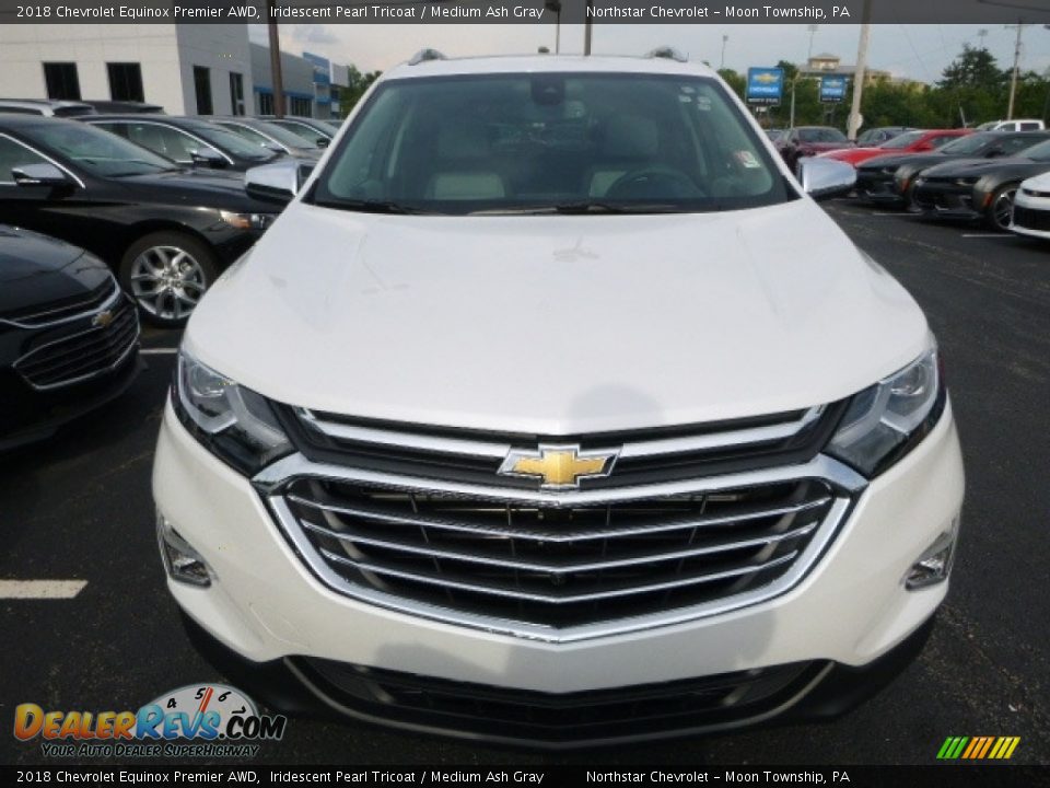 2018 Chevrolet Equinox Premier AWD Iridescent Pearl Tricoat / Medium Ash Gray Photo #7