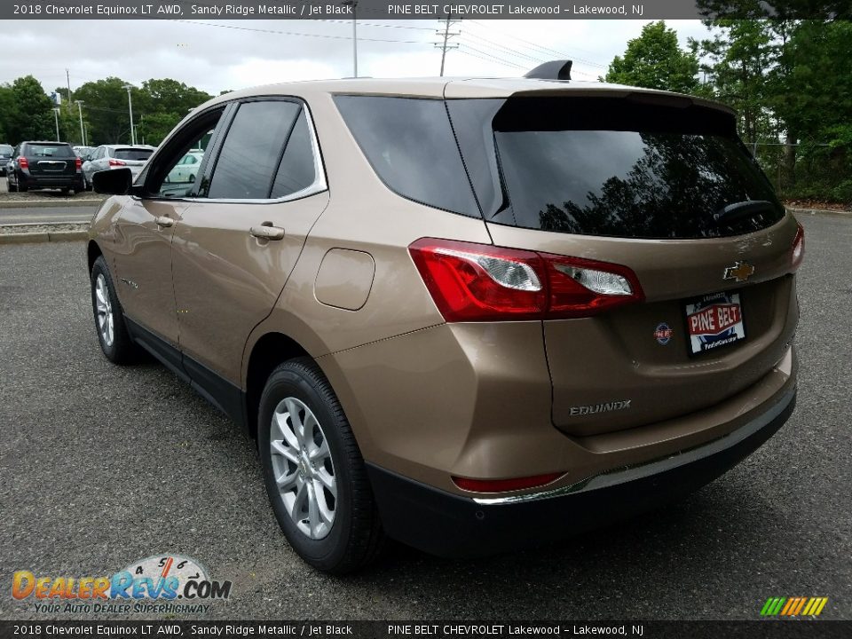 2018 Chevrolet Equinox LT AWD Sandy Ridge Metallic / Jet Black Photo #4