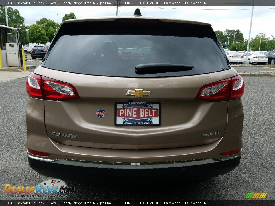2018 Chevrolet Equinox LT AWD Sandy Ridge Metallic / Jet Black Photo #5