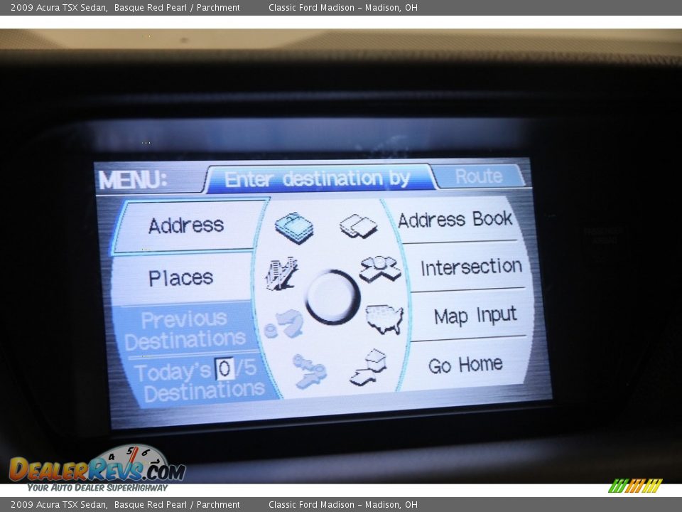2009 Acura TSX Sedan Basque Red Pearl / Parchment Photo #22