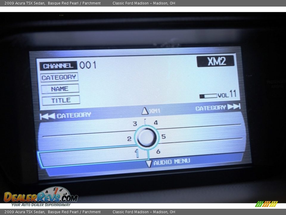 2009 Acura TSX Sedan Basque Red Pearl / Parchment Photo #23