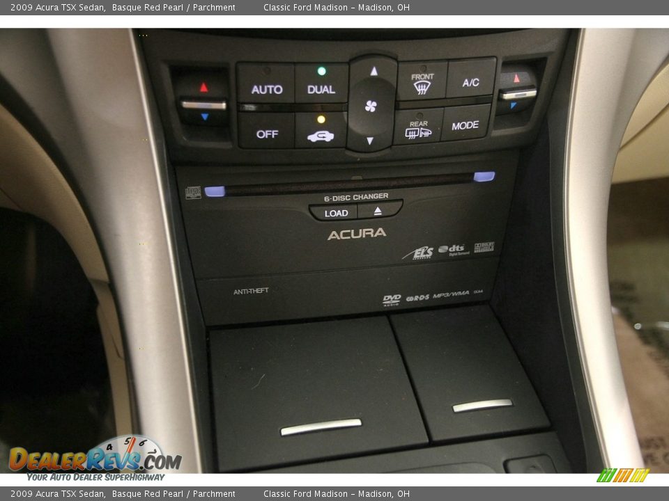 2009 Acura TSX Sedan Basque Red Pearl / Parchment Photo #24