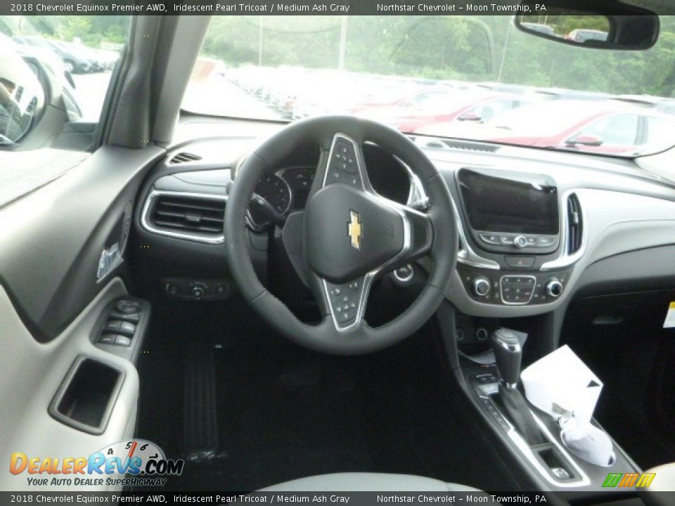 2018 Chevrolet Equinox Premier AWD Iridescent Pearl Tricoat / Medium Ash Gray Photo #13