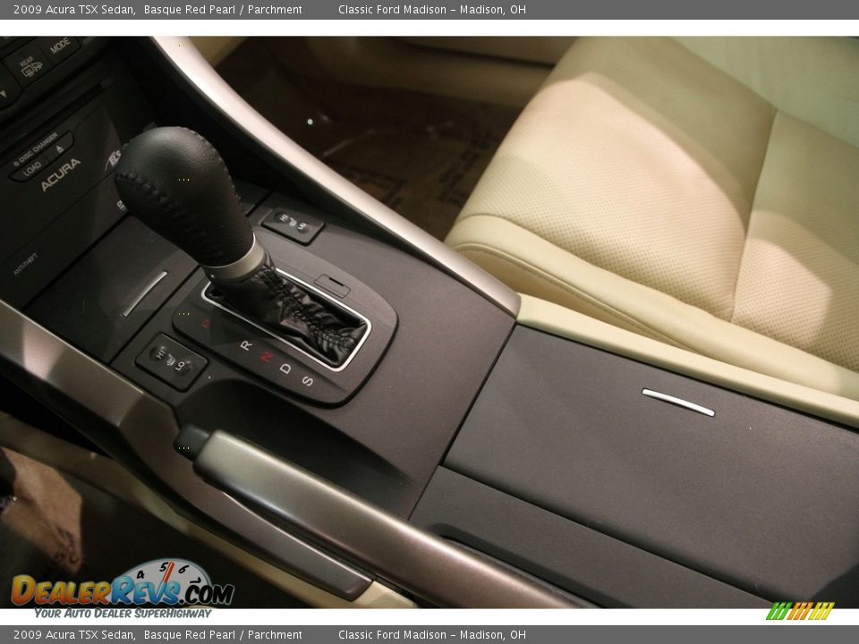 2009 Acura TSX Sedan Basque Red Pearl / Parchment Photo #25
