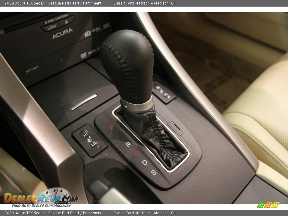 2009 Acura TSX Sedan Basque Red Pearl / Parchment Photo #27