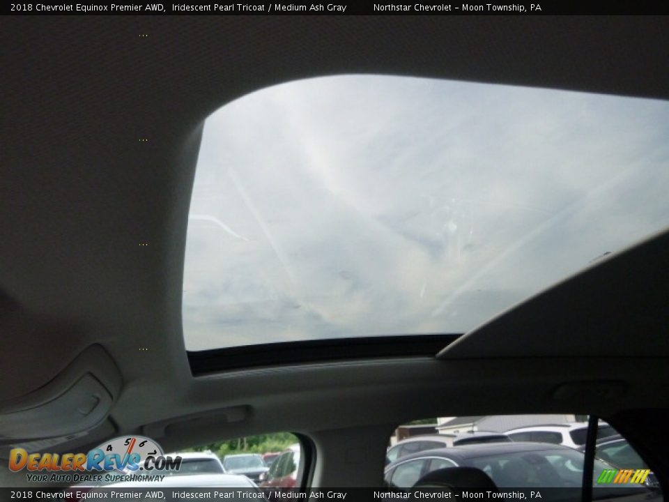 2018 Chevrolet Equinox Premier AWD Iridescent Pearl Tricoat / Medium Ash Gray Photo #18