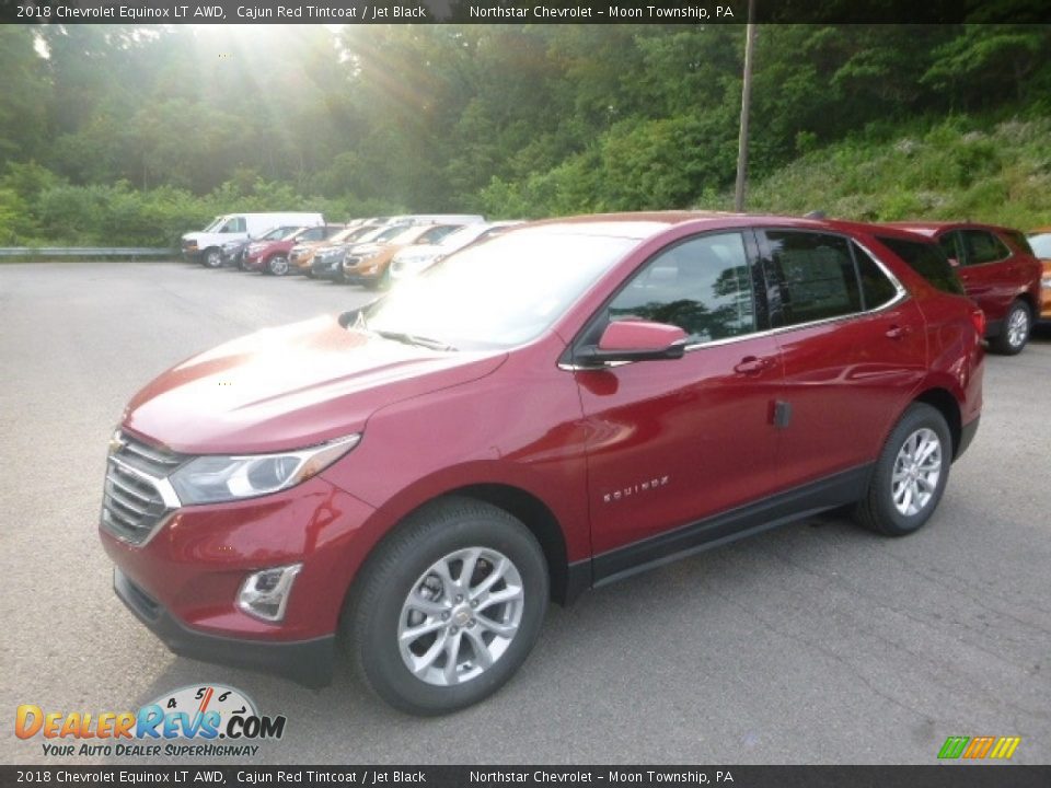 2018 Chevrolet Equinox LT AWD Cajun Red Tintcoat / Jet Black Photo #1