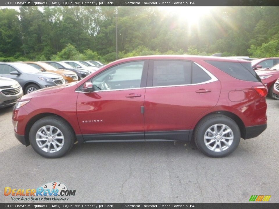 2018 Chevrolet Equinox LT AWD Cajun Red Tintcoat / Jet Black Photo #2