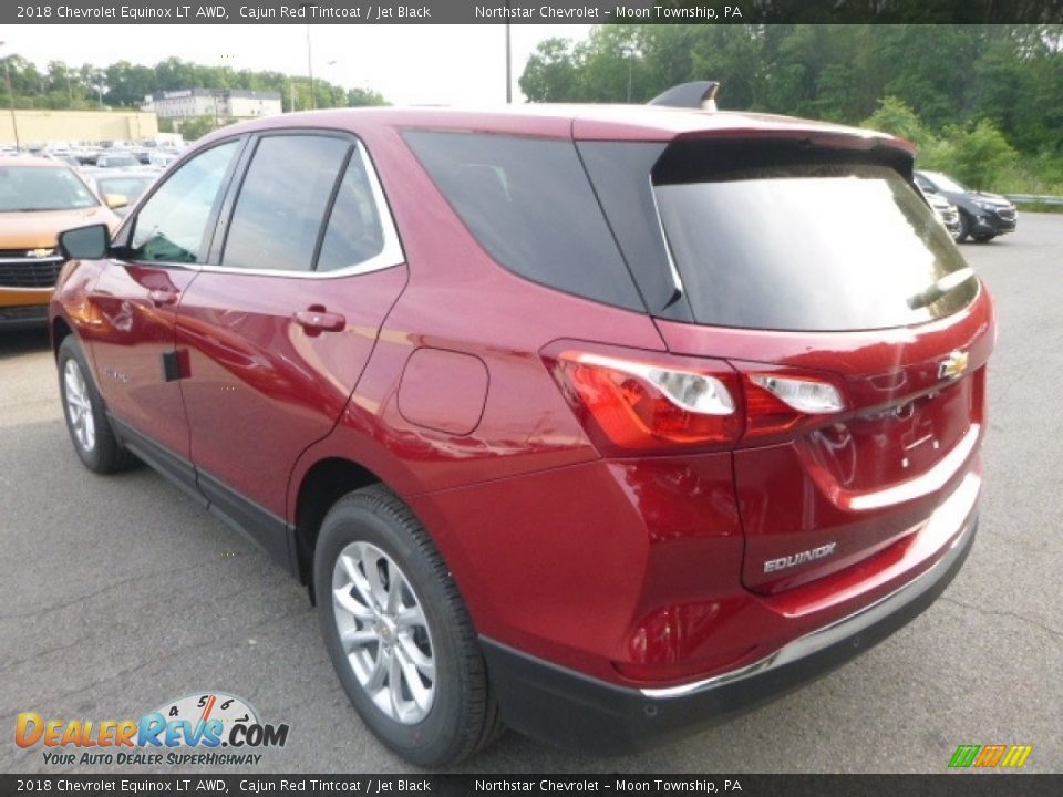 2018 Chevrolet Equinox LT AWD Cajun Red Tintcoat / Jet Black Photo #3