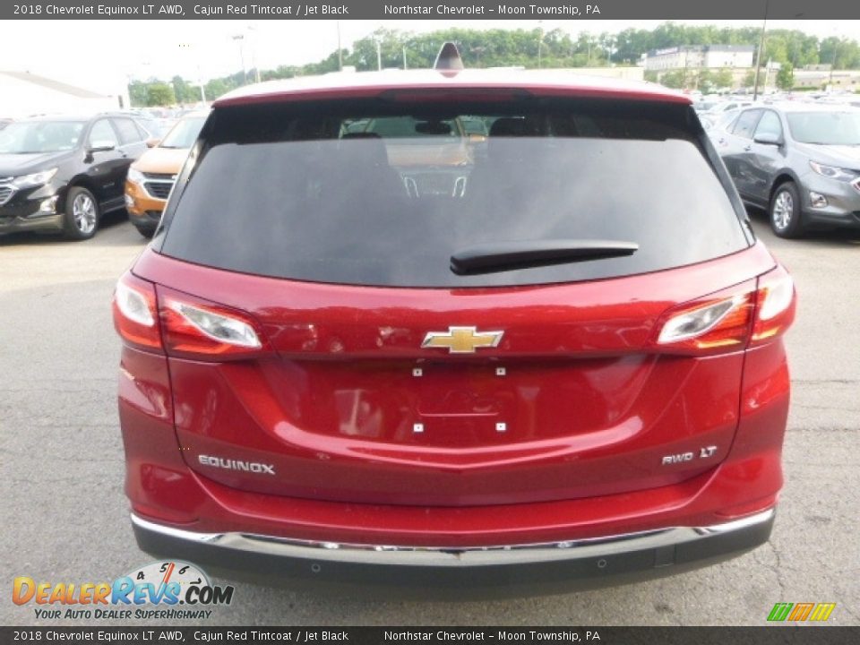 2018 Chevrolet Equinox LT AWD Cajun Red Tintcoat / Jet Black Photo #4