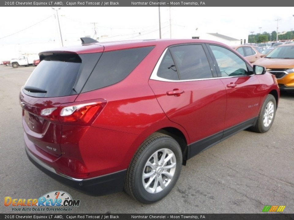 2018 Chevrolet Equinox LT AWD Cajun Red Tintcoat / Jet Black Photo #5