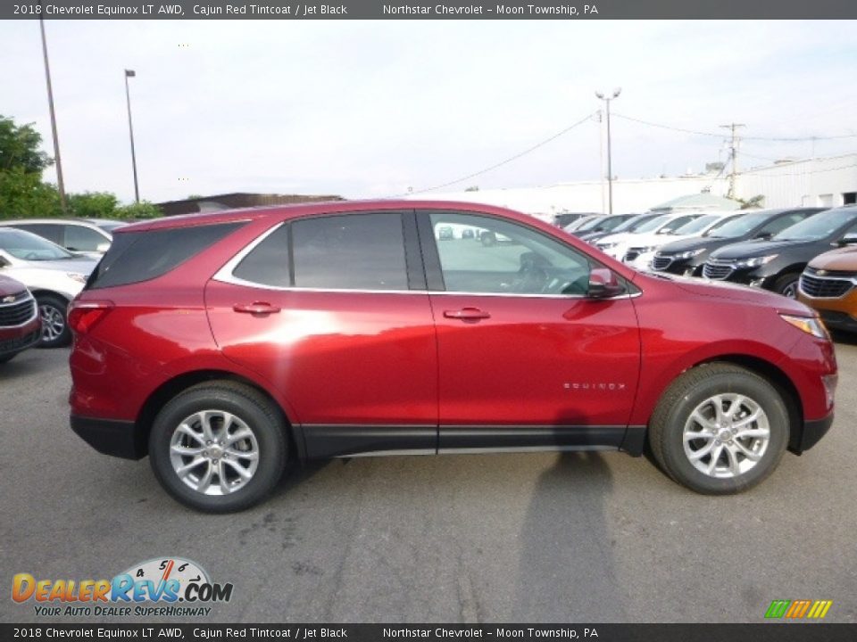 2018 Chevrolet Equinox LT AWD Cajun Red Tintcoat / Jet Black Photo #6