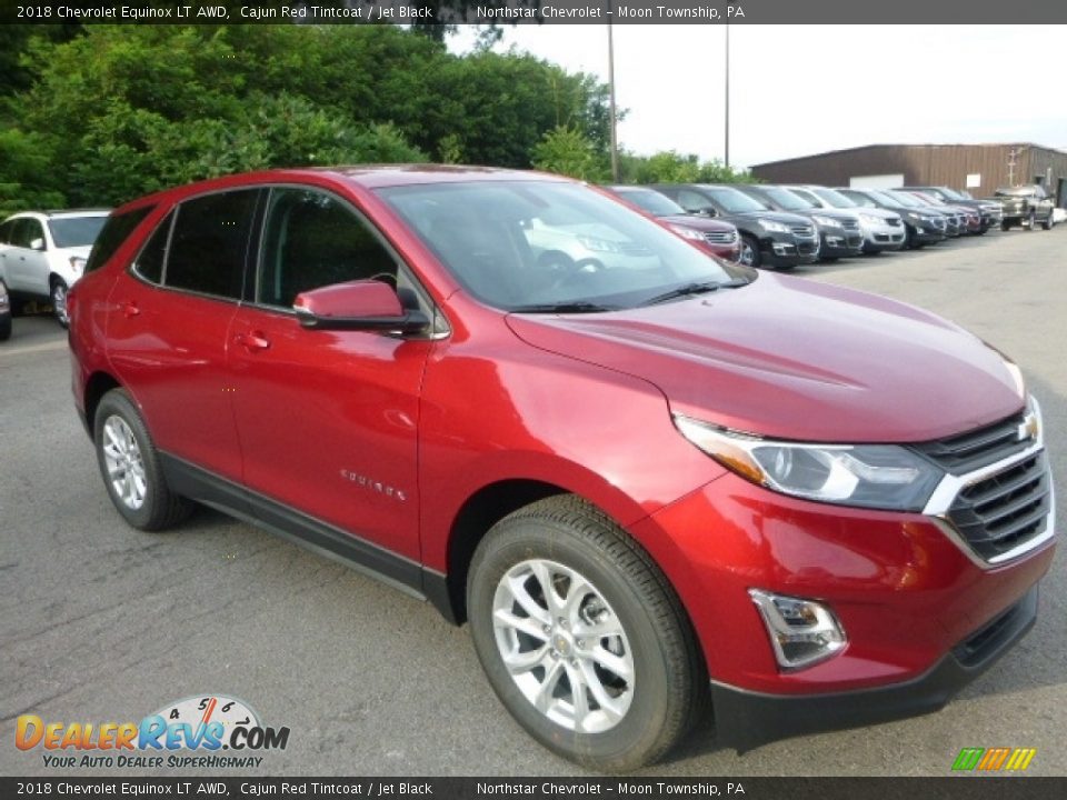 2018 Chevrolet Equinox LT AWD Cajun Red Tintcoat / Jet Black Photo #7