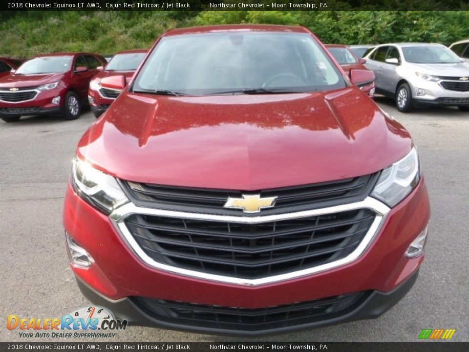 2018 Chevrolet Equinox LT AWD Cajun Red Tintcoat / Jet Black Photo #8