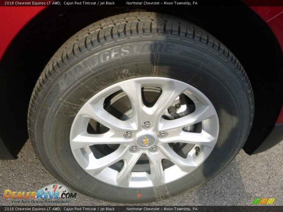 2018 Chevrolet Equinox LT AWD Cajun Red Tintcoat / Jet Black Photo #9